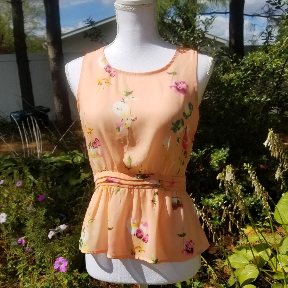 Dressy Sleeveless Shell Sheer